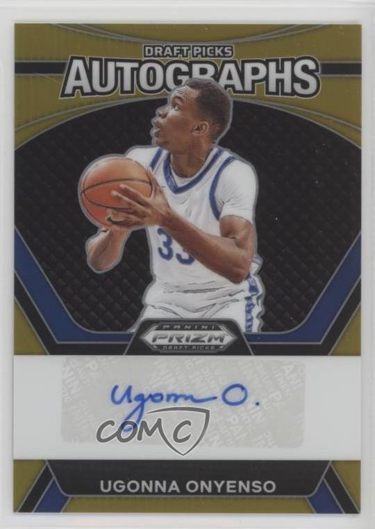 2024-25 Panini Prizm Draft Picks Gold /10 Ugonna Onyenso #DPA-UGO Auto 1by8