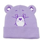 Care Bears Toddler Girls Purple 2 PC Set Beanie And Mittens NWT — photo 2