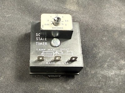 SSAC Solid State Timer TSD6320P Delay 0.2-10 Sec W/adjustable add on module