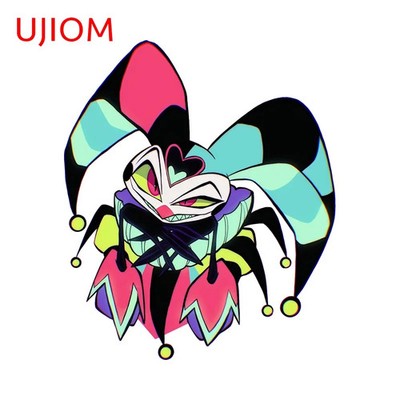 UJIOM Helluva Boss Playful Fizz Wall Stickers Laptop High Quality Cartoon 
