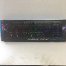 Wired LVLUP Pro Gaming Keyboard with LED Keys LU801-NOC RGB Backlit