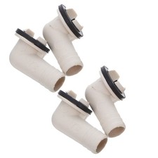 4pcs Air Conditioner Drain Hose Connector, 3/4 Inch 19mm Fitting with Rubber