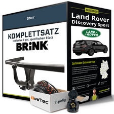 Für LAND ROVER Discovery Sport Typ L550 Anhängerkupplung starr +eSatz 7pol 14-