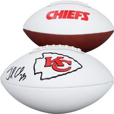 Jamaal Charles Kansas City Chiefs Autographed Franklin White Panel Football