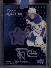 2021-22 Premier John-Jason Peterka Star Systems Rookie Patch Auto RPA RC /149