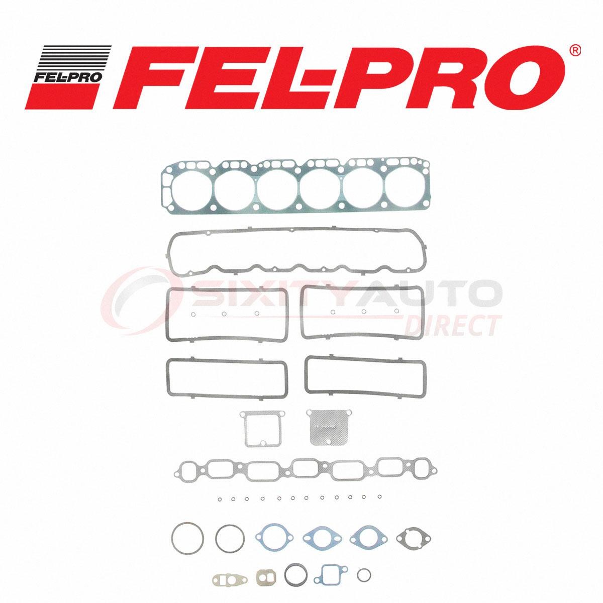 Fel-Pro Cylinder Head Gasket Set for 1966 GMC PB3500 Van 4.1L L6 - Engine nv