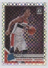 2019-20 Panini Donruss Optic Rated Rookie Checkerboard Prizm Justin Robinson u6m