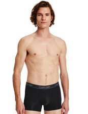 Mens S Calvin Klein Essential Calvin Trunks 000NB2864A Mens Mid Rise Underwear