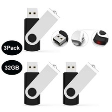 3PCS 32 GB USB Flash Drive Memory Stick Storage Thumb Pen Drive For File Sharing
