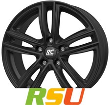 RC-Design RC27 schwarz-matt lackiert 8x19" ET57 LK5 112 ML 66.7 Alufelgen 19 ...