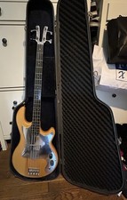 Vintage Kramer 250B Bass Guitar Aluminum Neck Natural Finish USA – Serial 60190