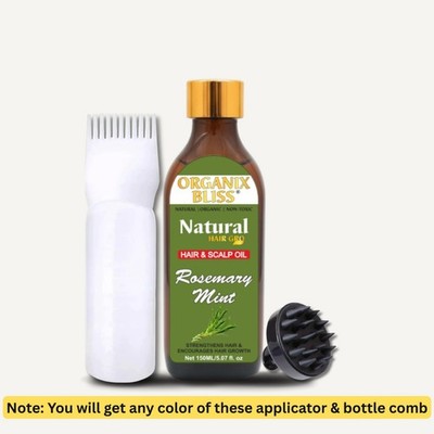 Rosmarin Minze ätherisches Öl Haarwachstum 100 % natürlich 150 ml/Applikator & Kamm UK