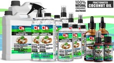 Coconut Fractionated Oil Perfect for moisturising and massage High Quality UK