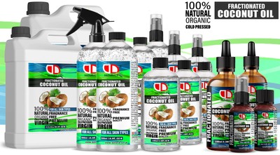 Kokosnuss fraktioniertes Öl perfekt für Feuchtigkeit und Massage hochwertig UK