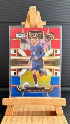 Christian Pulisic Red White Blue 2023-24 Panini Select FIFA Soccer USA USMNT