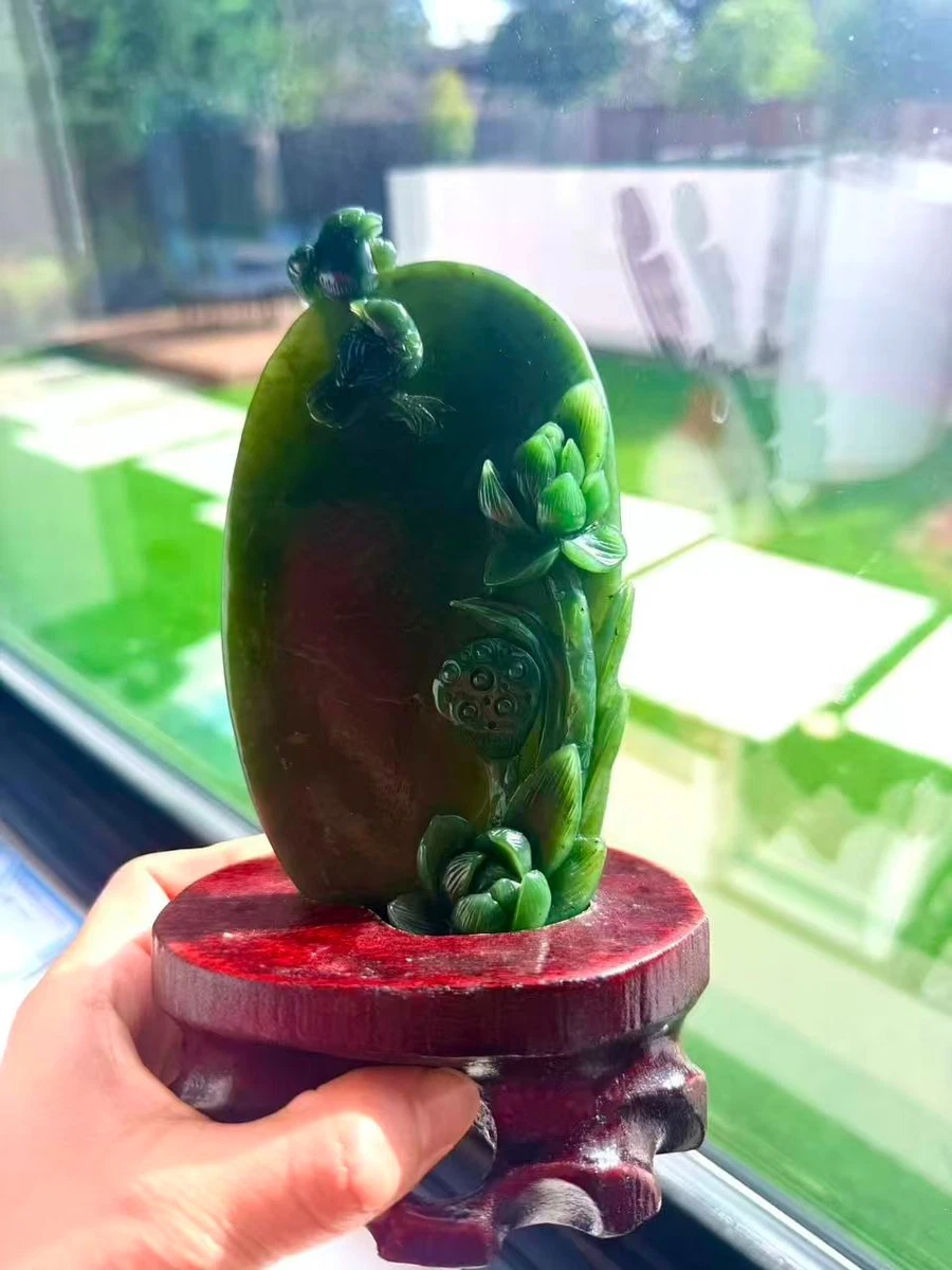 Vintage Original Jade Antique Chinese Figurines & Statues for sale