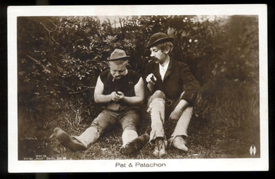 CINEMA-PAT & PATACHON  1930 - RPPC Real Photo Postcard