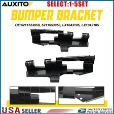 Front Bumper Brackets Fit Lexus IS250 IS350 09 10 Left & Right Side Black 2-10X