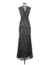 NWT Betsy & Adam Women Black Cocktail Dress 2