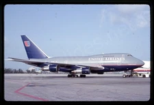 United Boeing 747SP N145UA Aug 93 Kodachrome Slide/Dia C5