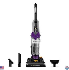 Eureka NEU182B PowerSpeed Bagless Upright Vacuum Cleaner - Stylish Purple Design