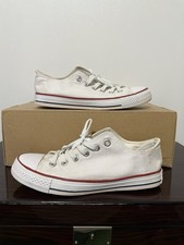 Converse Chuck Taylor All Star Ox Optical White Canvas Low M7652 Men 5.5 Women 7