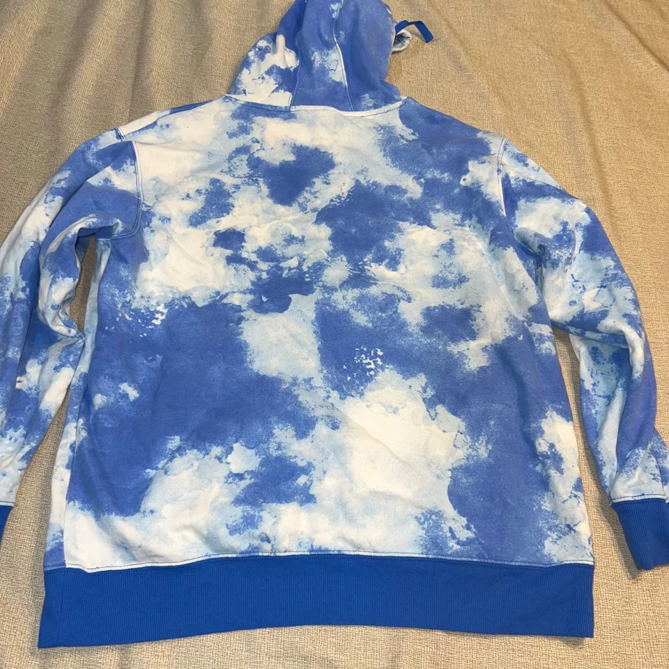 Oklahoma City Thunder New Era Royal Tie-Dye XL Pullover Hoodie NBA - Image 3 of 4