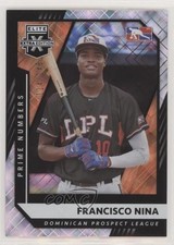 2021 Panini Elite Extra Edition Prime Numbers A 114/145 Francisco Nina #176 5ya