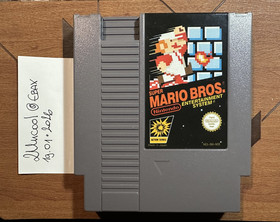 Super Mario Bros. &ndash; NES &ndash; PAL EUR &ndash; Original Cartridge w/ Black Nintendo Sleeve