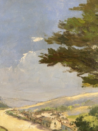 Charles Pierre BERNARD (1882-1961) huile : deux femmes au repos Impressionnisme - Photo 7/20