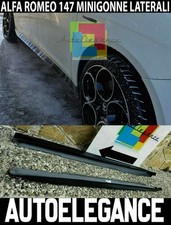 ALFA ROMEO 147 3 / 5 PORTE MINIGONNE LATERALI SOTTO PORTA ABS LOOK SPORTIVO .-