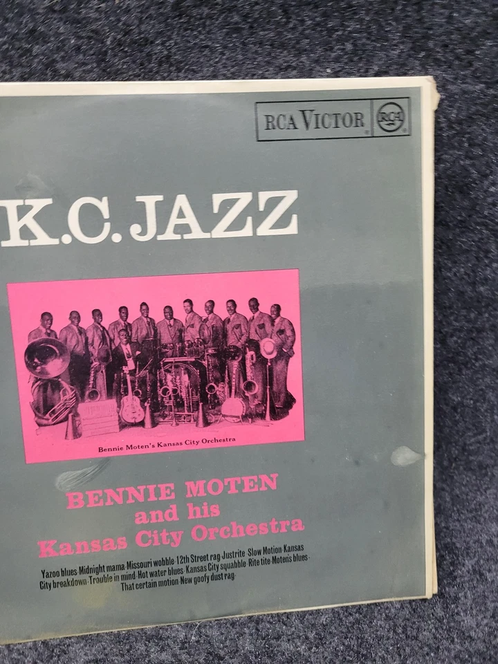 Vintage Bennie Moten K.C. Jazz Vinyl Record Kansas City Orchestra RCA RD-7660 - Image 3 of 4