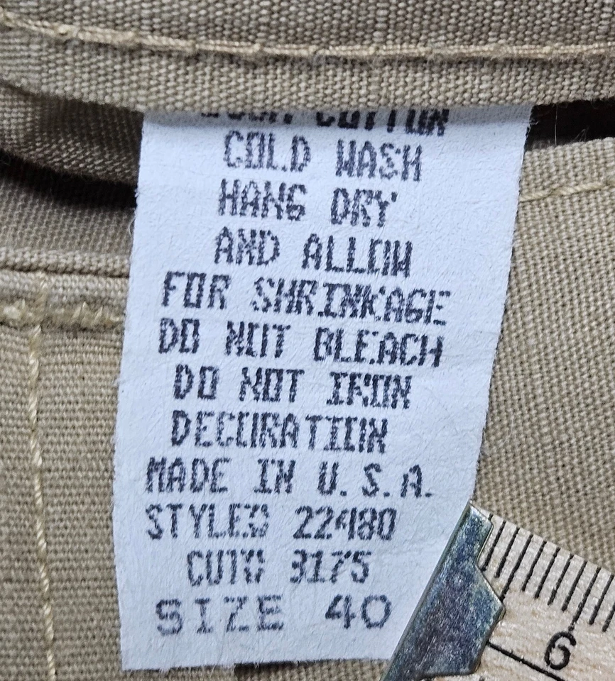 Vintage GAT Jean Company Pants Khaki Cargo Y2K Wide Leg Baggy 40 x20.5" Gorpcore - Image 3 of 4