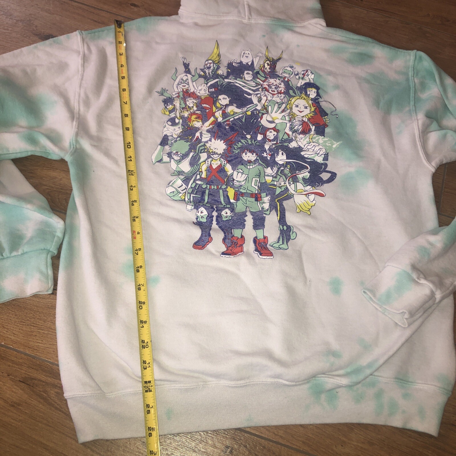 RARE My Hero Academia Anime Tie Dye Hoodie Sweater Pu… - Gem