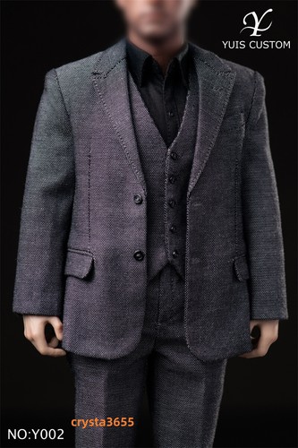 YUIS CUSTOM Ben Affleck Batman Clothes Set with Body Figure Accessory 1/6 Suit - Bild 7 von 8