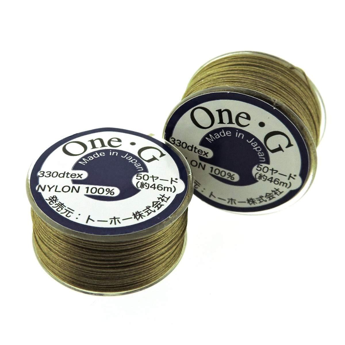 OneG Beading Thread 50YD Bobbin Sand Ash STOGSASH eBay