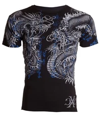 Xtreme Couture By Affliction Men's T-Shirt Double UP Biker Black Tattoo S-5XL