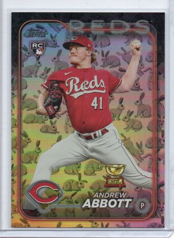 2024 Topps Series 1 - Holiday #214 Andrew Abbott (RC)