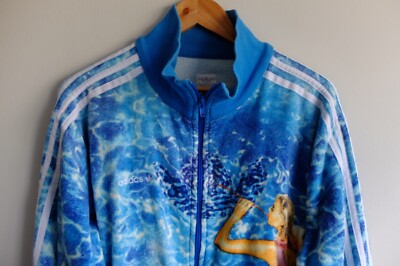 Adidas Originals Calendar Girls 83 TT tracksuit jacket Blue Adidas Originals Calendar Girls 83 TT tracksuit jacket Blue