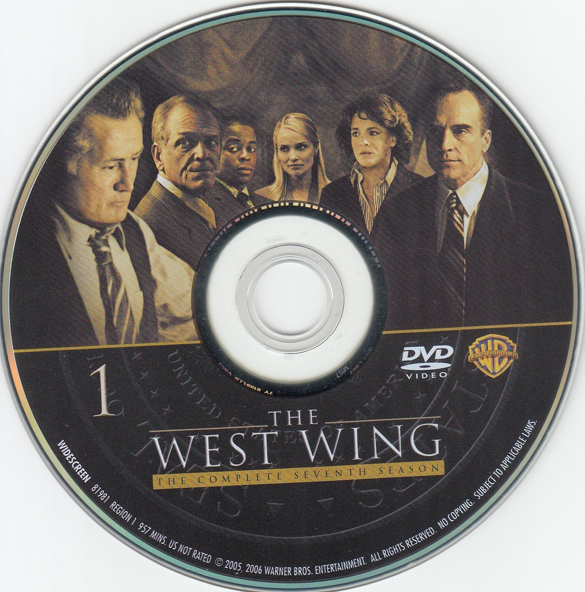 WEST.CD、DVD Individual Replacement For The West Wing Season 7 (DVD) Disc # Of