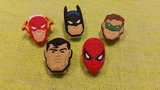 SUPERHERO Bookmark/Paper Clips (lot of 5)!! FAST USA SHIPPING!!