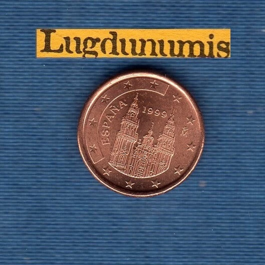 Espagne 1999 1 Centime D'Euro SUP SPL Pièce neuve de rouleau - Spain - Photo 1/1