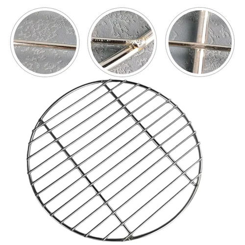 Replacement Charcoal Grate Fire Pit Cooking Round Grill Net Accessories - Picture 2 of 8