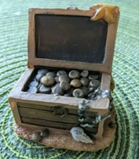 Treasure Chest w Sword 1.75 inch MI 55005 Miniature Fairy Garden