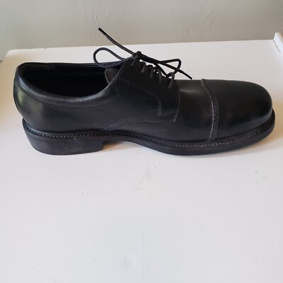 Hunters Bay Black Cap Toe oxford Derby Leather Men display picture 3