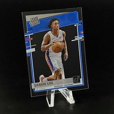 2020-21 Clearly Donruss Saben Lee #73 Base SP Detroit Pistons RATED ROOKIE RC