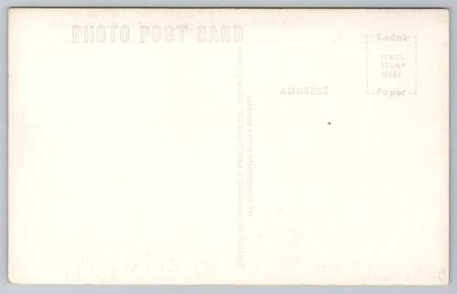 Postal de colección Parque Nacional Acadia Mtn Road Bar Harbor Maine (407) RPPC sin publicar - Imagen 2 de 2