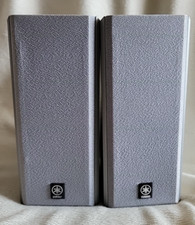 Lot of 2 Yamaha NX-S60S Speakers 8 Ohms Silve...