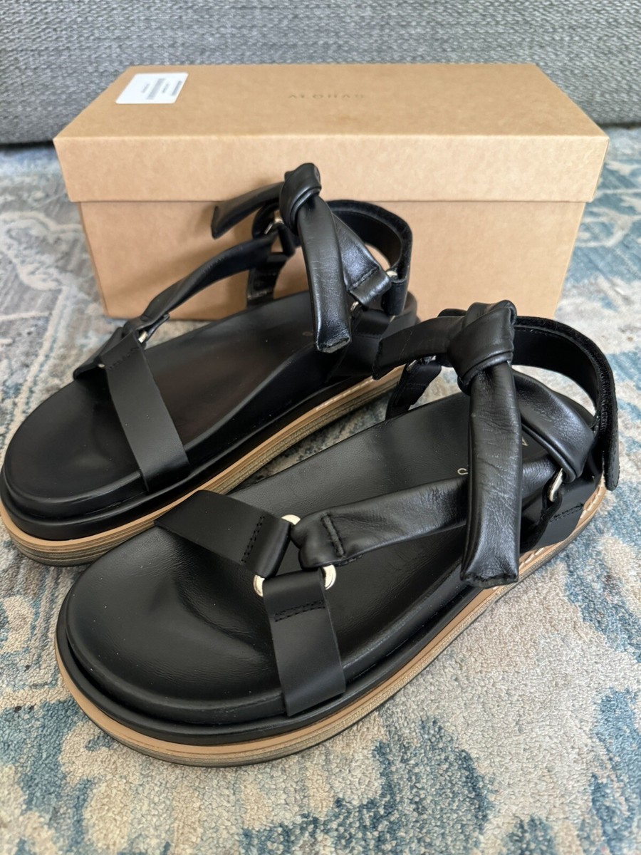 NIB Alohas Tied Together Sandal in Black, Size EU 37 US 7 | eBay