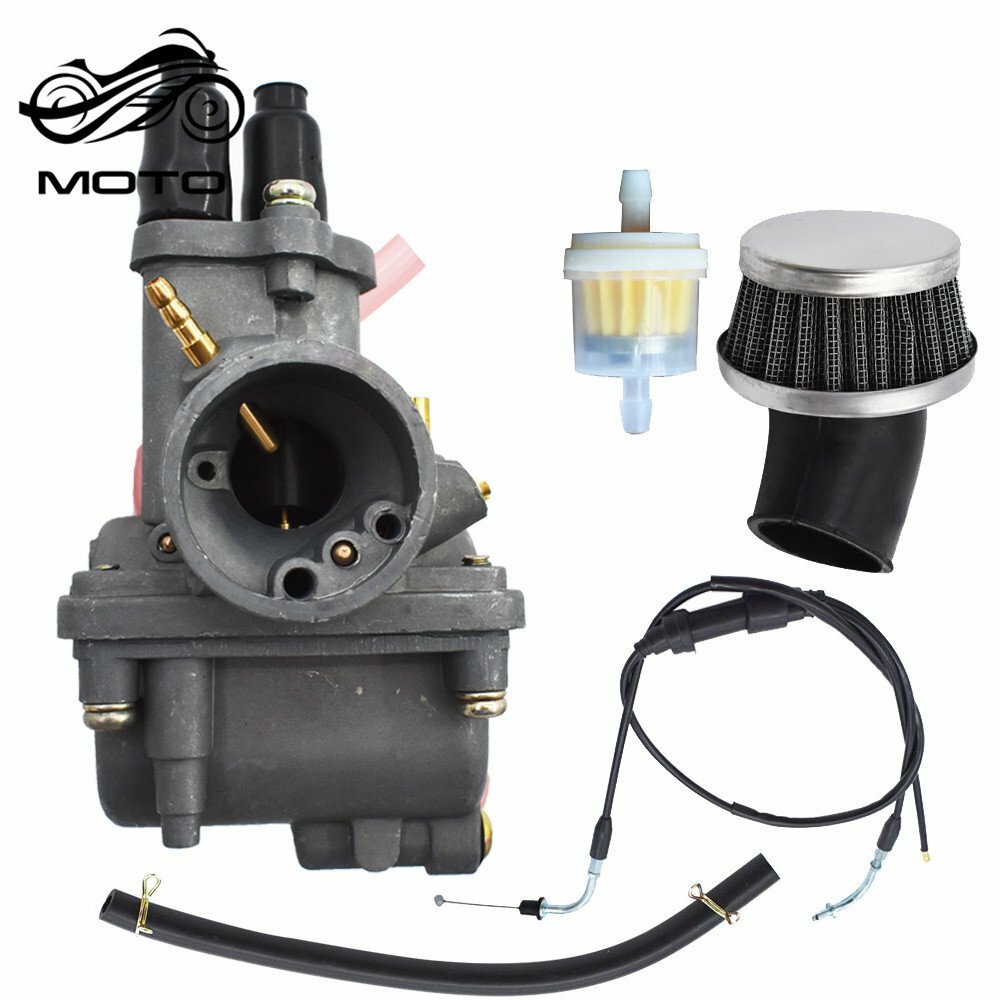 Carburetor Air Filter & Throttles Cable for Yamaha PW80 Dirt Bike Carb